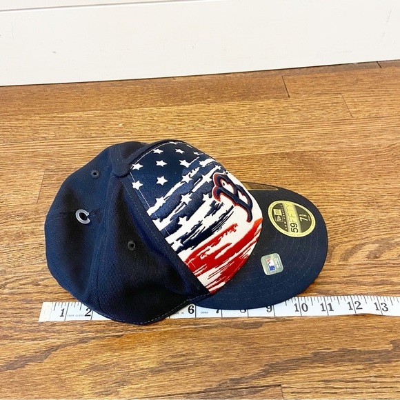 NEW ERA MENS BOSTON RED SOX 59FIFTY LOW PROFILE 4TH OF JULY 22 FITTED HAT 60.6cm - Picture 12 of 12